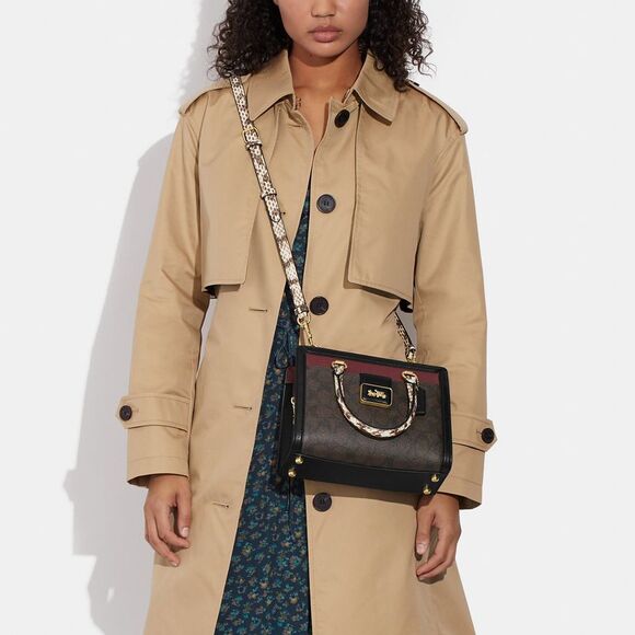 NWT Coach Outlet Grace Carryall In Signature Canvas - Picture 5 of 7